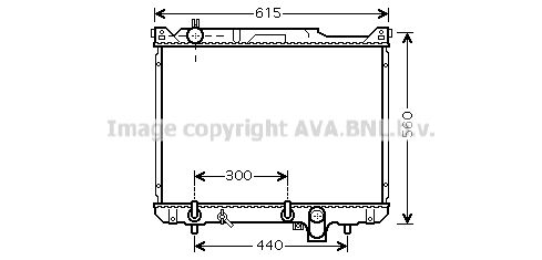 AVA QUALITY COOLING Радиатор, охлаждение двигателя SZ2097